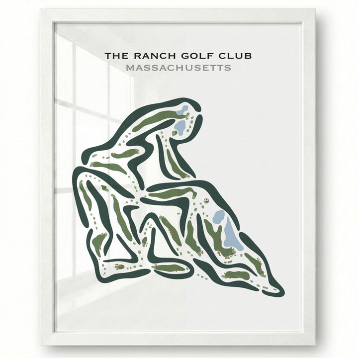 The Ranch Golf Club, Massachusetts - Printed Golf Courses