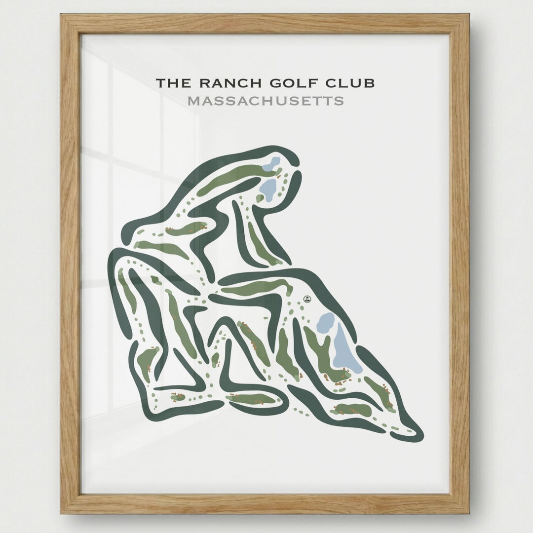 The Ranch Golf Club, Massachusetts - Printed Golf Courses