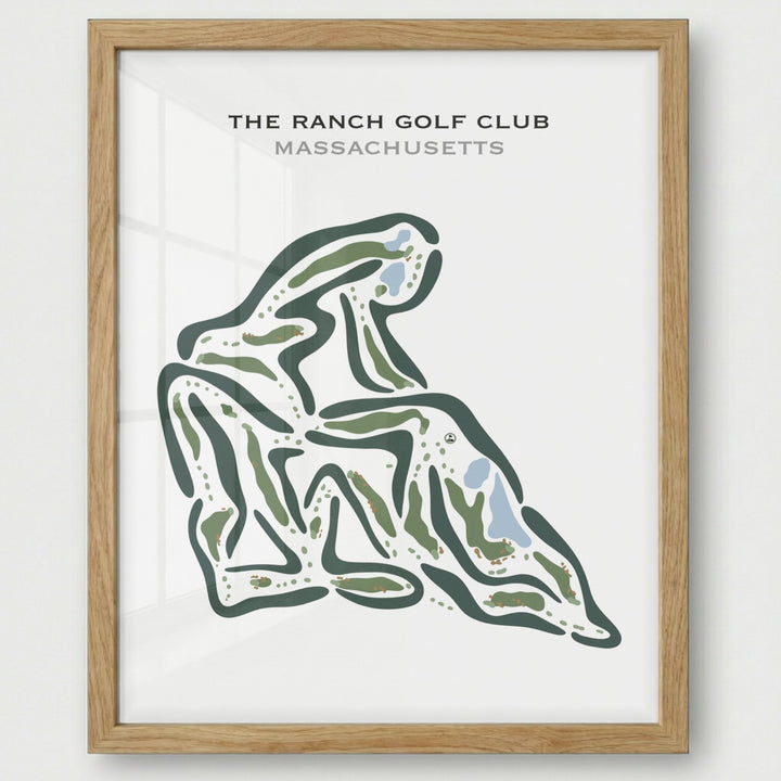 The Ranch Golf Club, Massachusetts - Printed Golf Courses