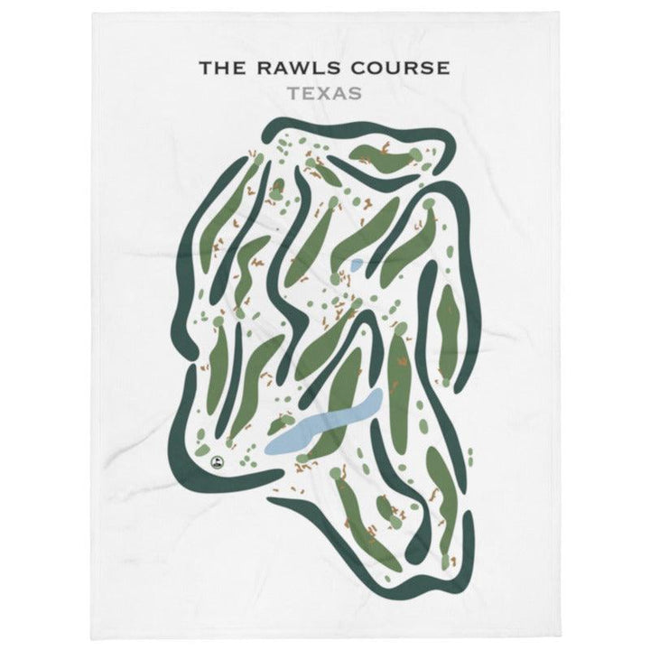 The Rawls Course, Texas - Printed Golf Courses - Golf Course Prints