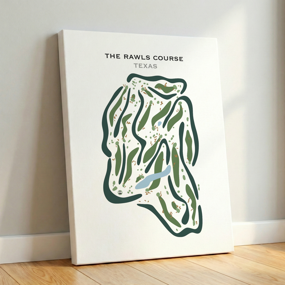 The Rawls Course, Texas - Printed Golf Courses