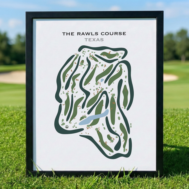 The Rawls Course, Texas - Printed Golf Courses