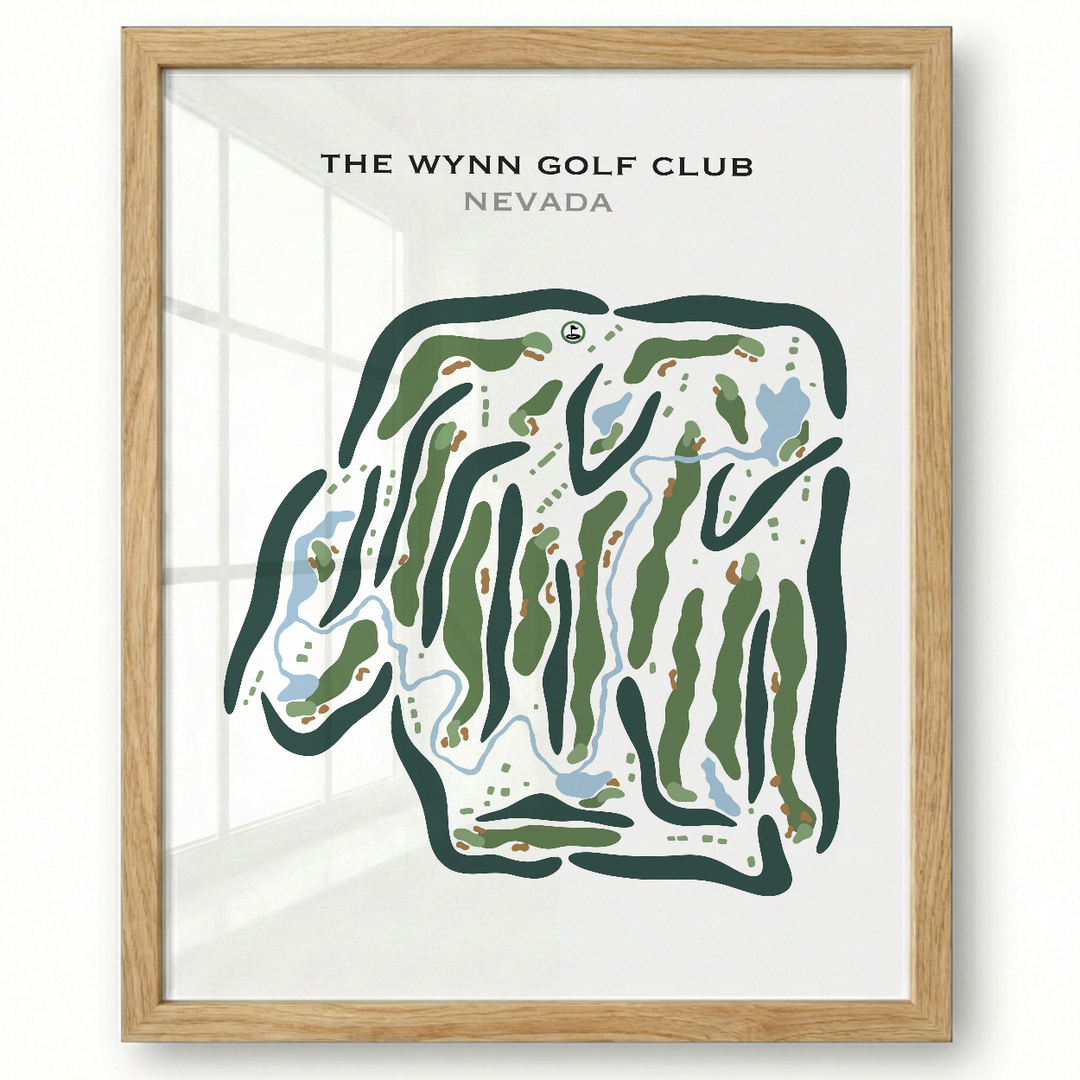 The Wynn Golf Club, Nevada - Printed Golf Courses