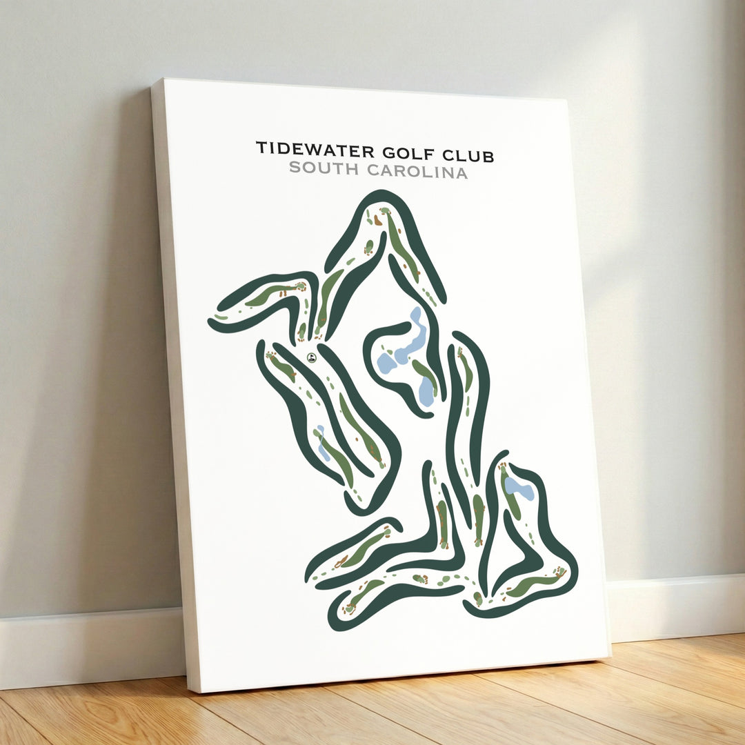 Tidewater Golf Club, South Carolina - Printed Golf Courses