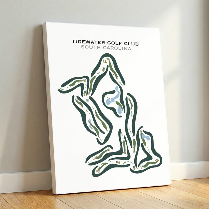 Tidewater Golf Club, South Carolina - Printed Golf Courses
