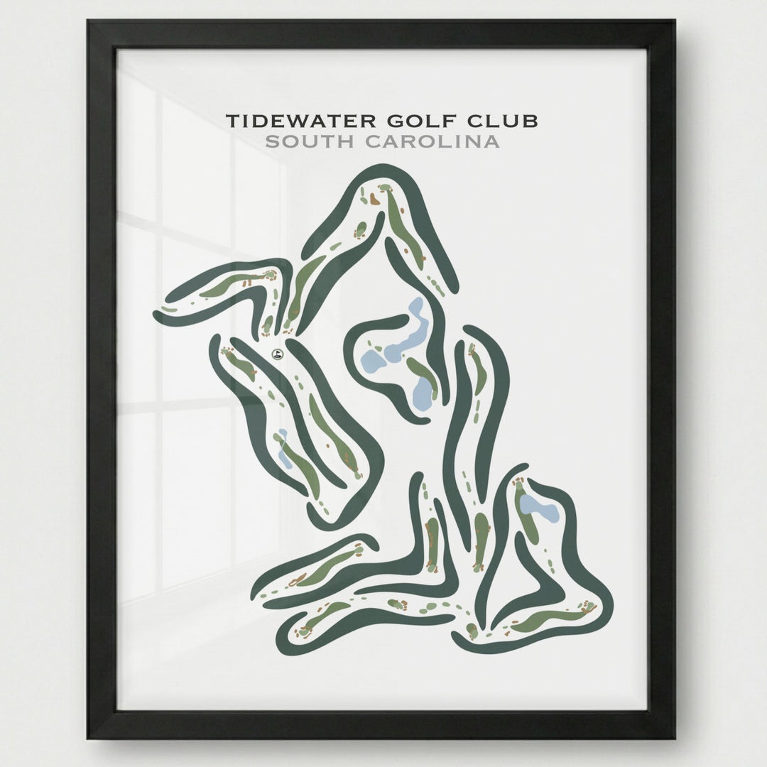 Tidewater Golf Club, South Carolina - Printed Golf Courses