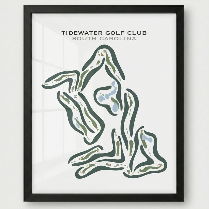 Tidewater Golf Club, South Carolina - Printed Golf Courses