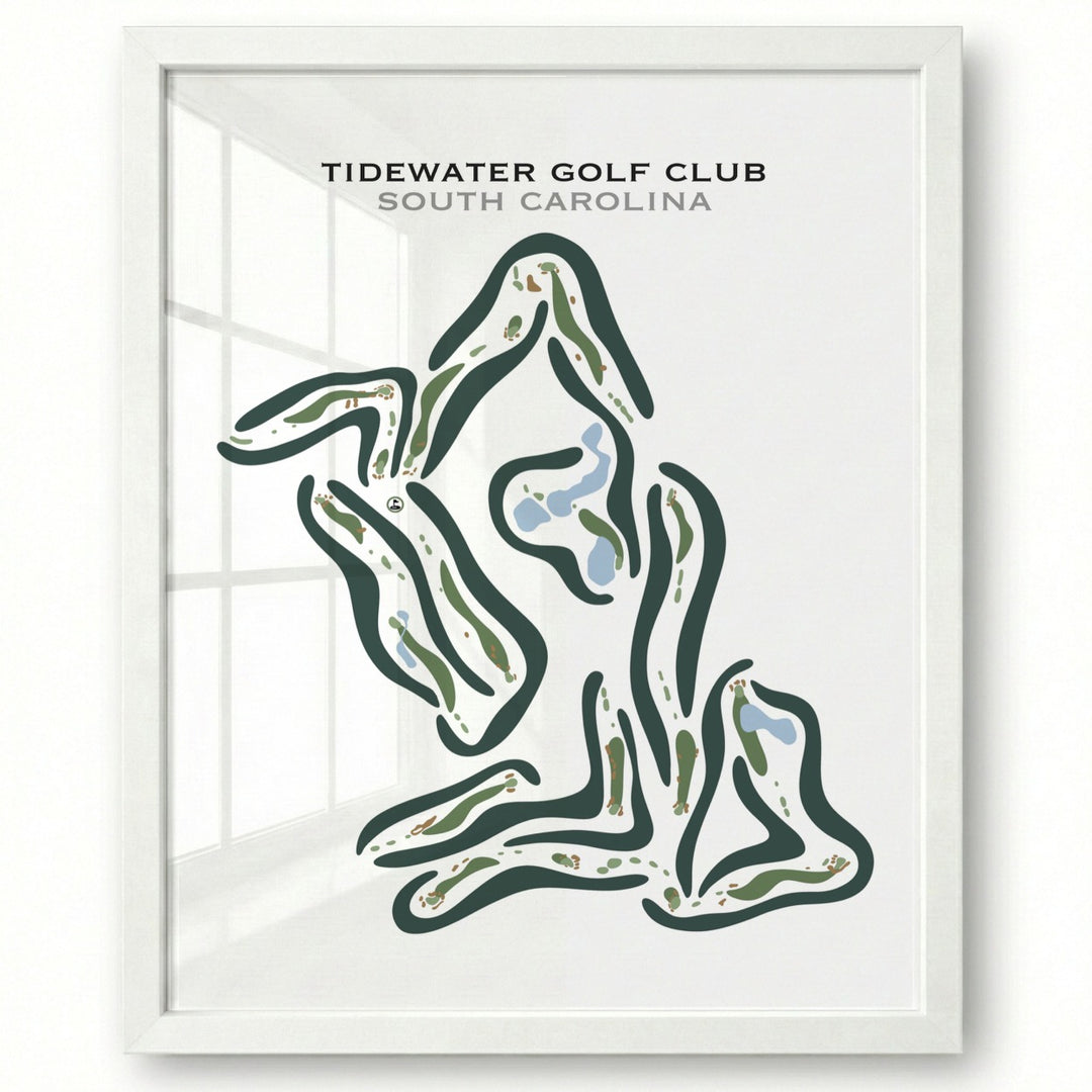 Tidewater Golf Club, South Carolina - Printed Golf Courses