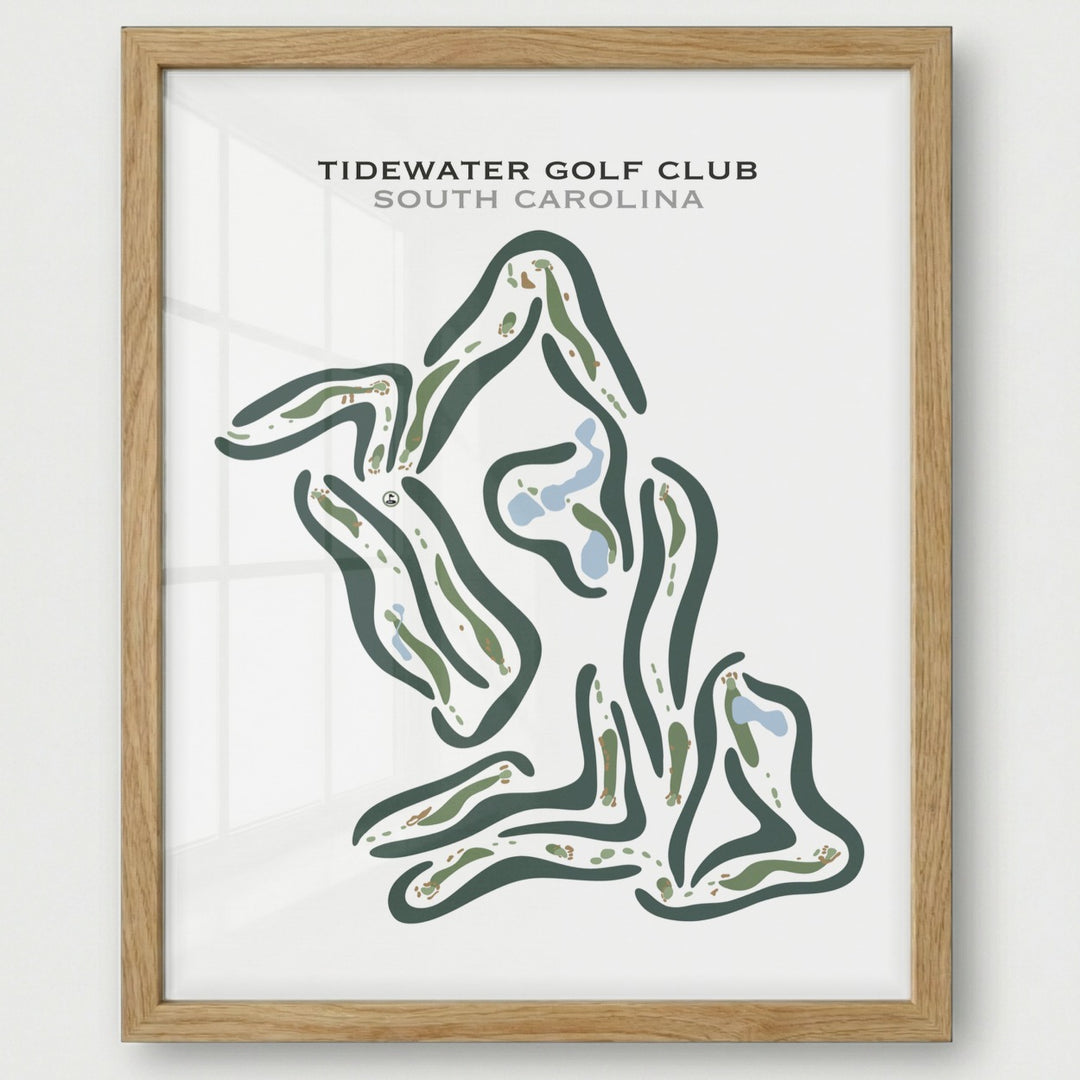 Tidewater Golf Club, South Carolina - Printed Golf Courses