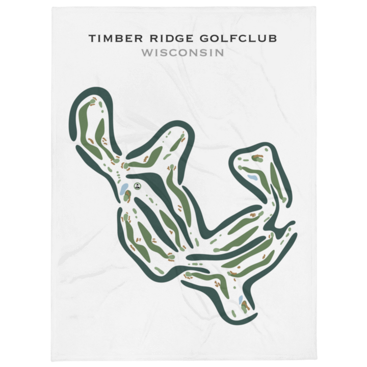 Timber Ridge Golf Club, Wisconsin - Printed Golf Courses