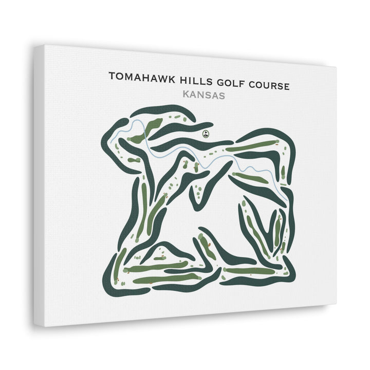 Tomahawk Hills Golf Course, Kansas - Printed Golf Courses