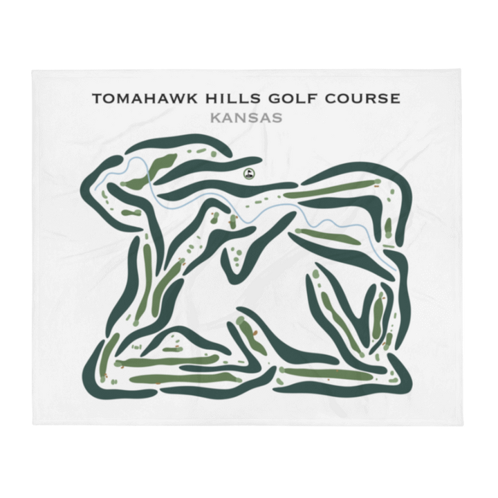 Tomahawk Hills Golf Course, Kansas - Printed Golf Courses