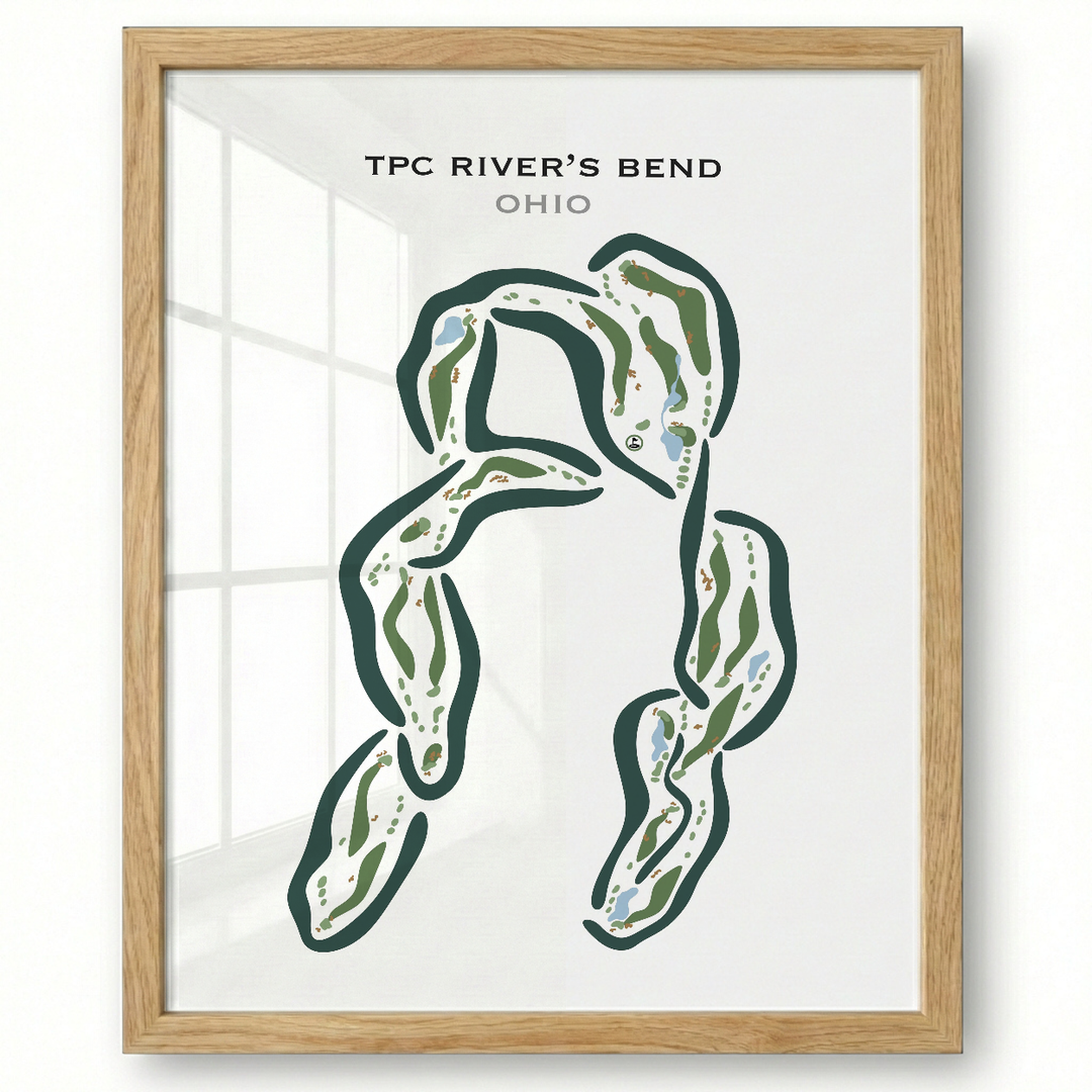 TPC River's Bend, Ohio - Printed Golf Courses