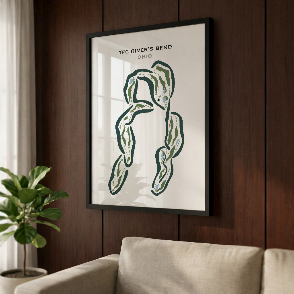 TPC River's Bend, Ohio - Printed Golf Courses