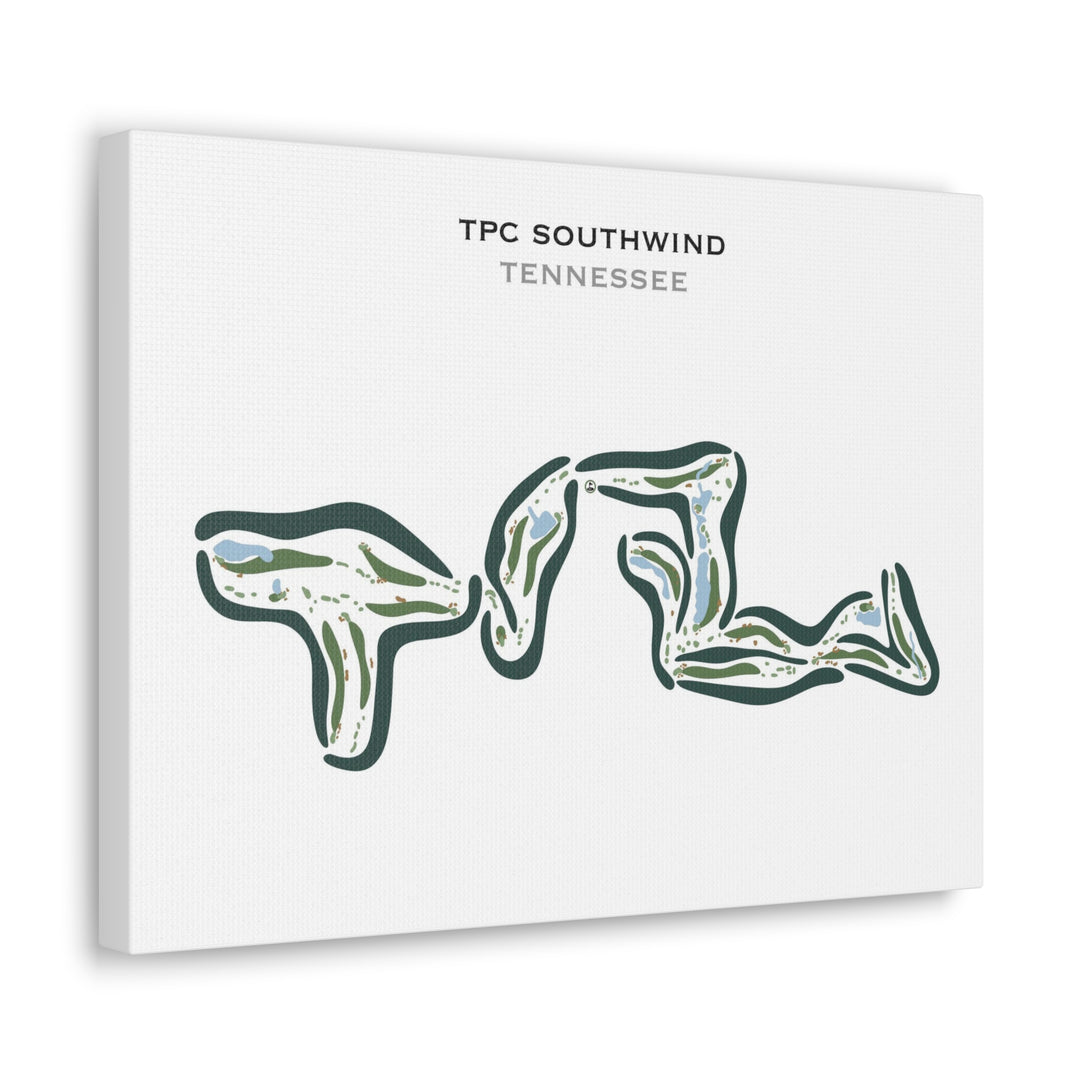TPC Southwind, Tennessee - Printed Golf Courses