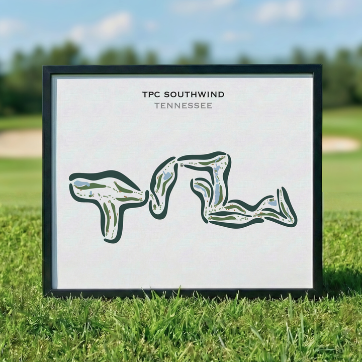 TPC Southwind, Tennessee - Printed Golf Courses