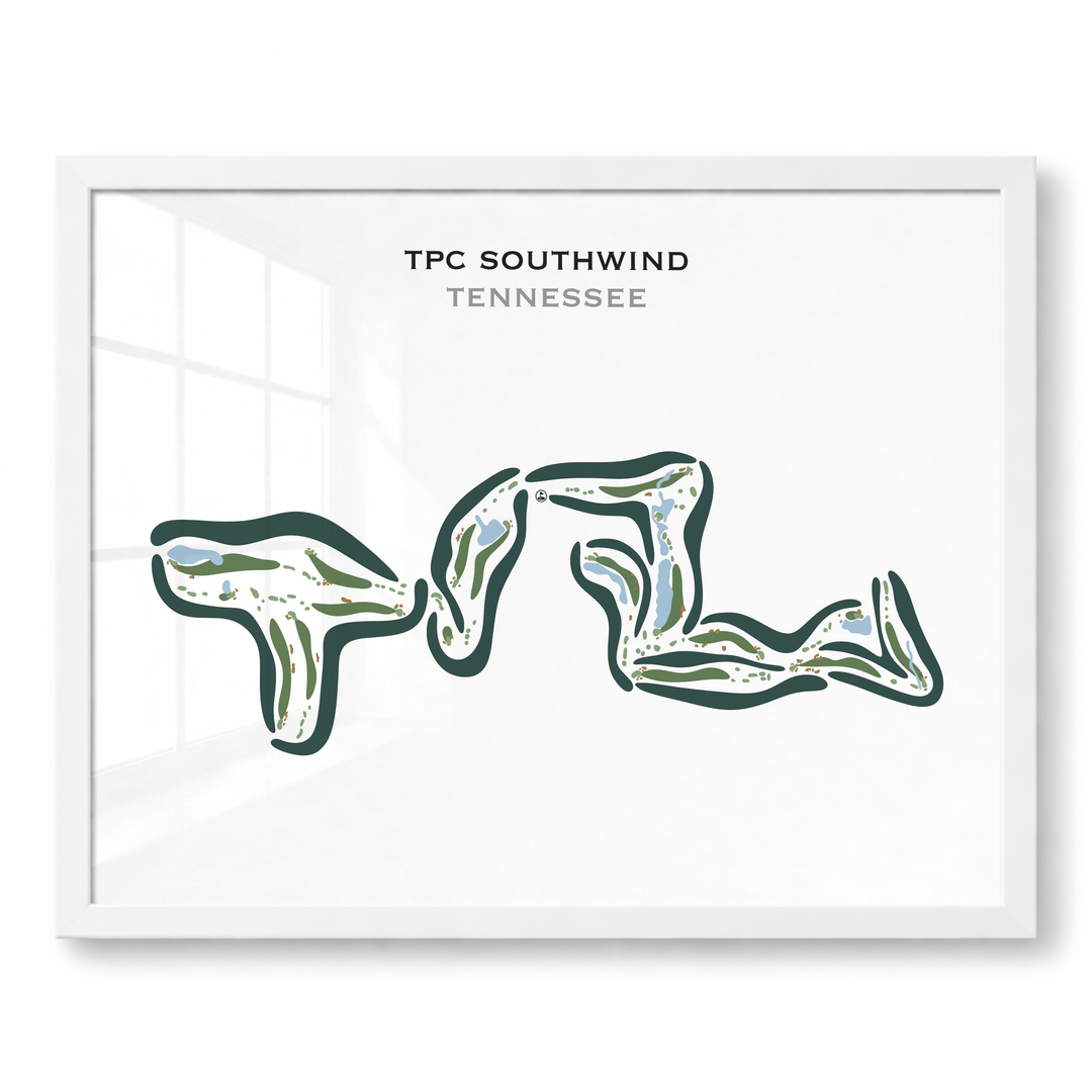 TPC Southwind, Tennessee - Printed Golf Courses