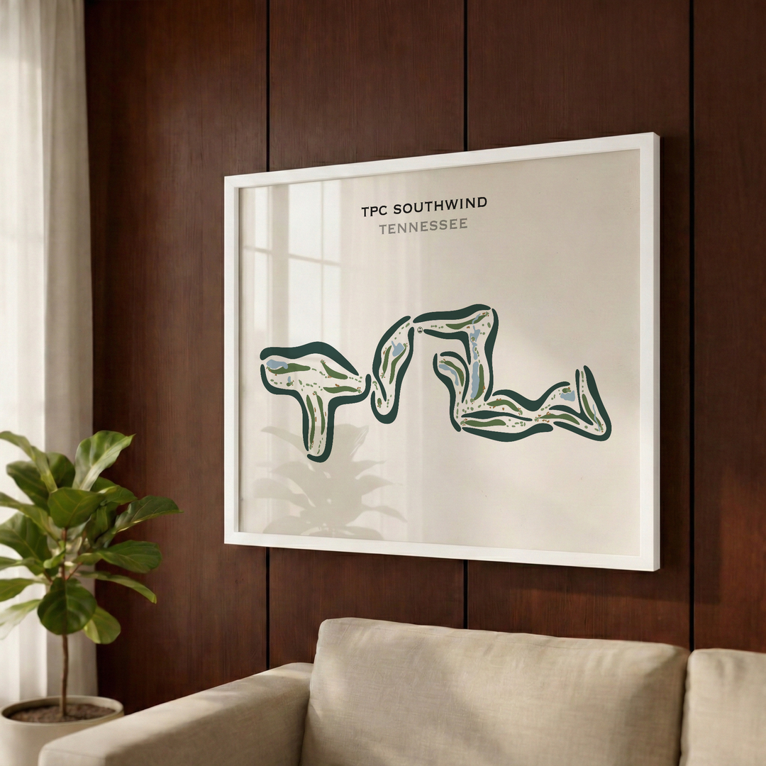 TPC Southwind, Tennessee - Printed Golf Courses