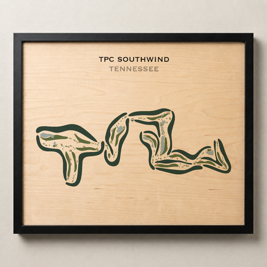 TPC Southwind, Tennessee - Printed Golf Courses