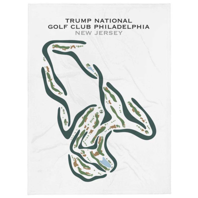 Trump National Golf Club Philadelphia, New Jersey - Printed Golf Courses