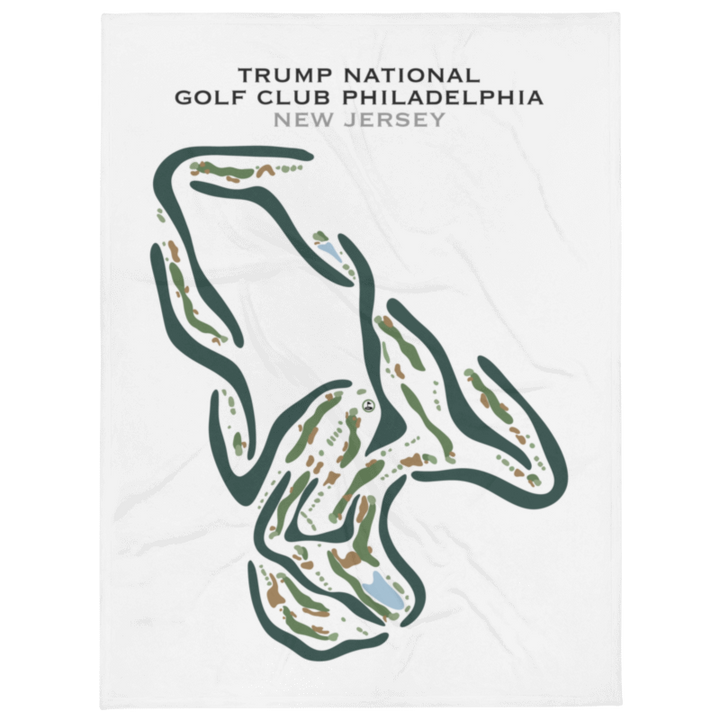 Trump National Golf Club Philadelphia, New Jersey - Printed Golf Courses