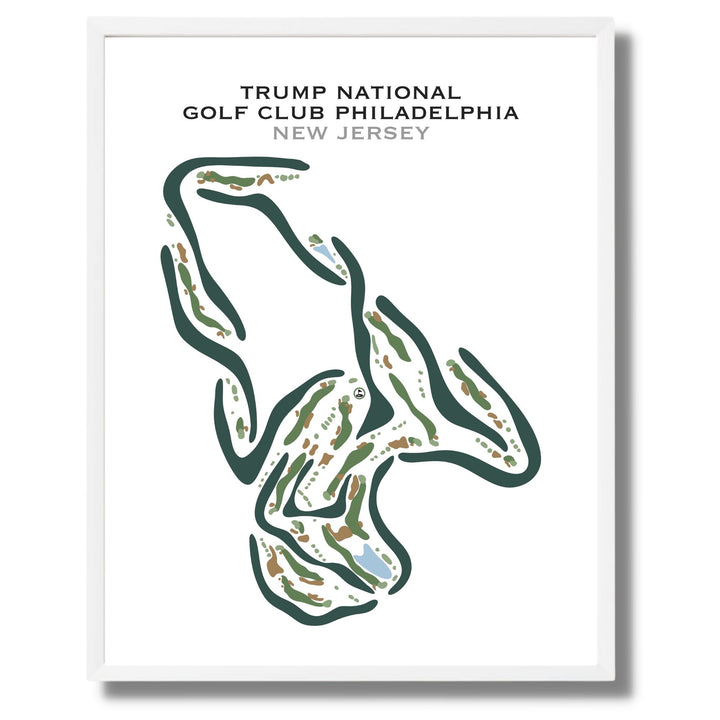 Trump National Golf Club Philadelphia, New Jersey - Printed Golf Courses