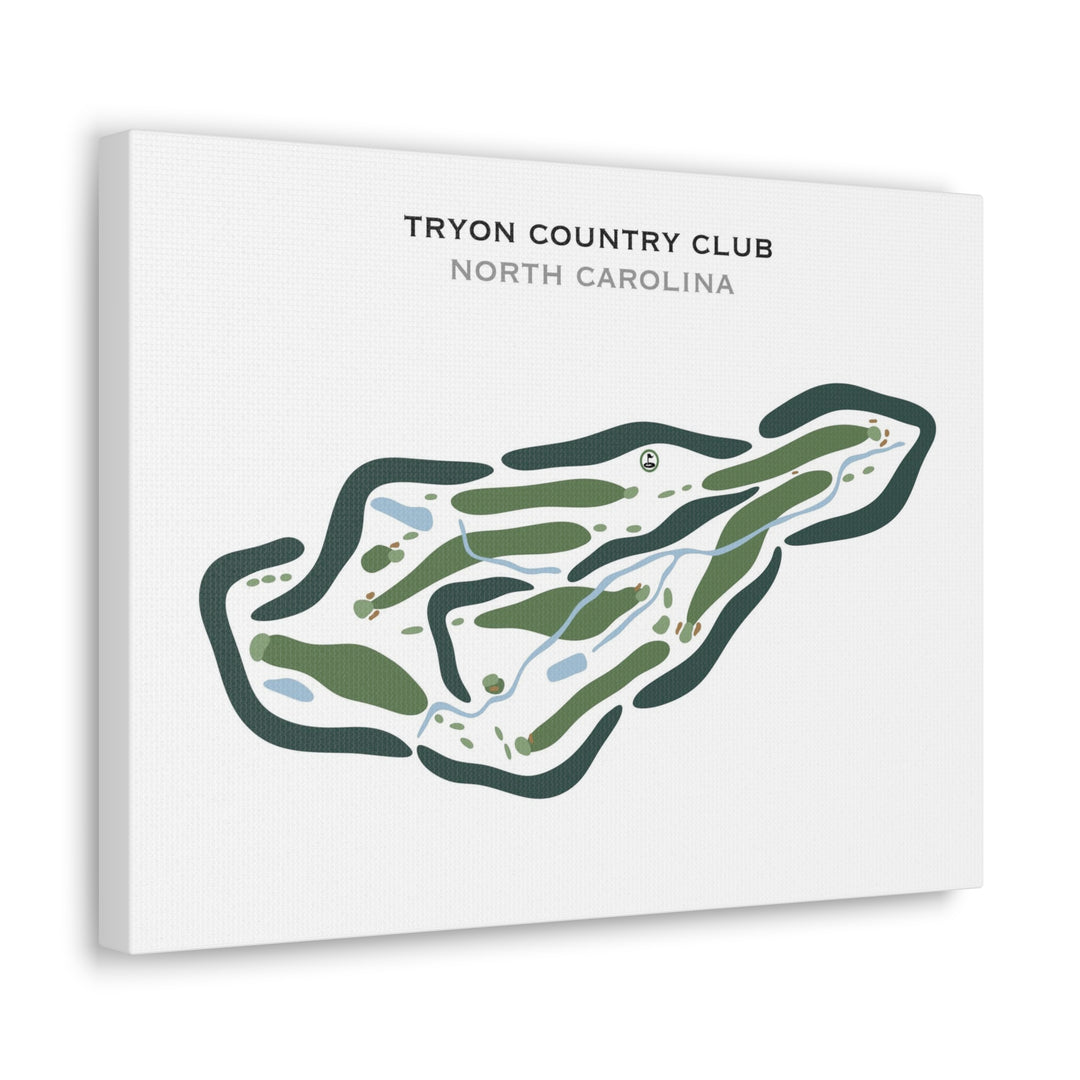 Tryon Country Club, North Carolina - Printed Golf Courses