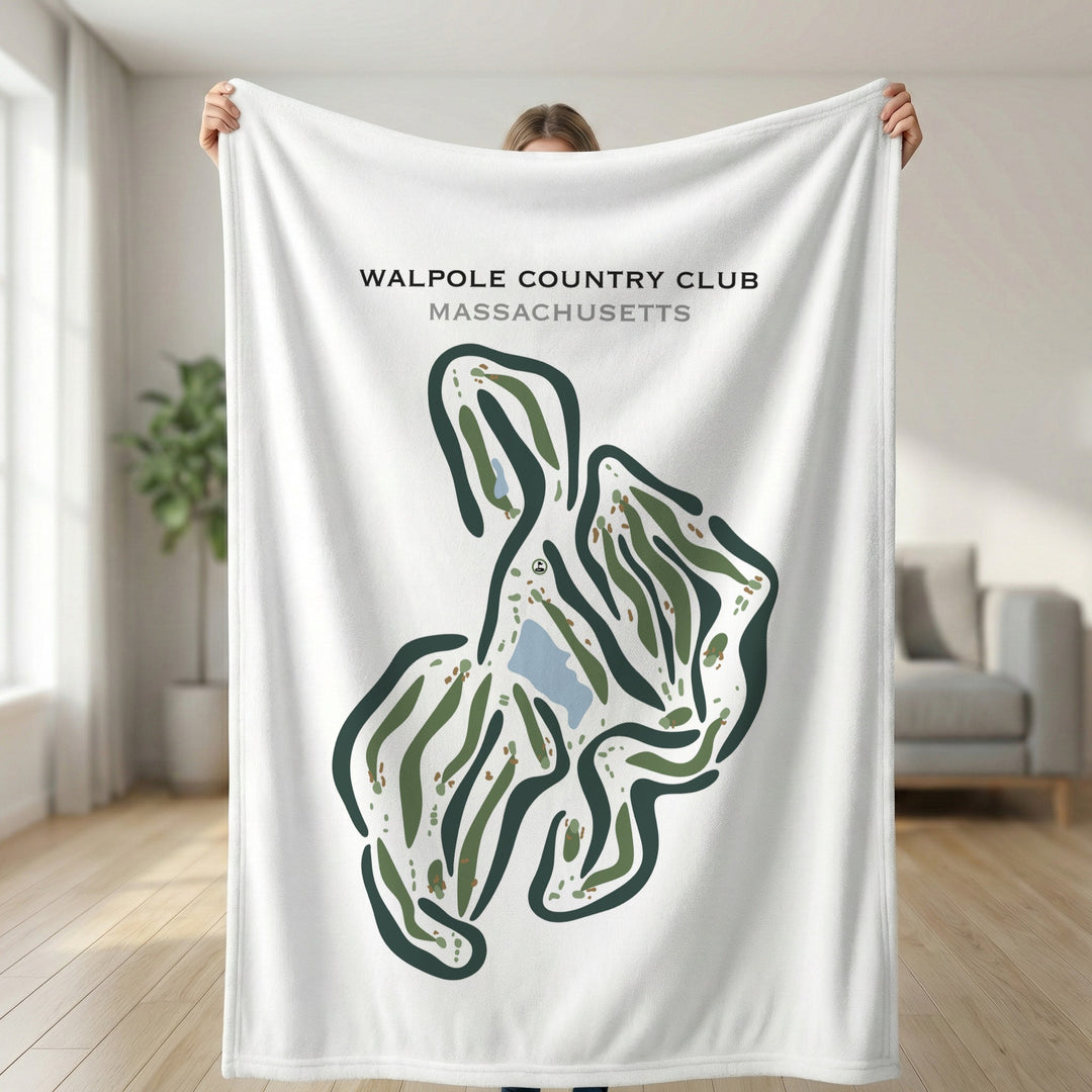 Walpole Country Club, Massachusetts - Printed Golf Courses