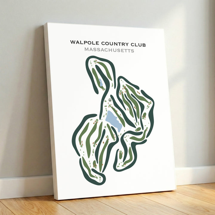 Walpole Country Club, Massachusetts - Printed Golf Courses