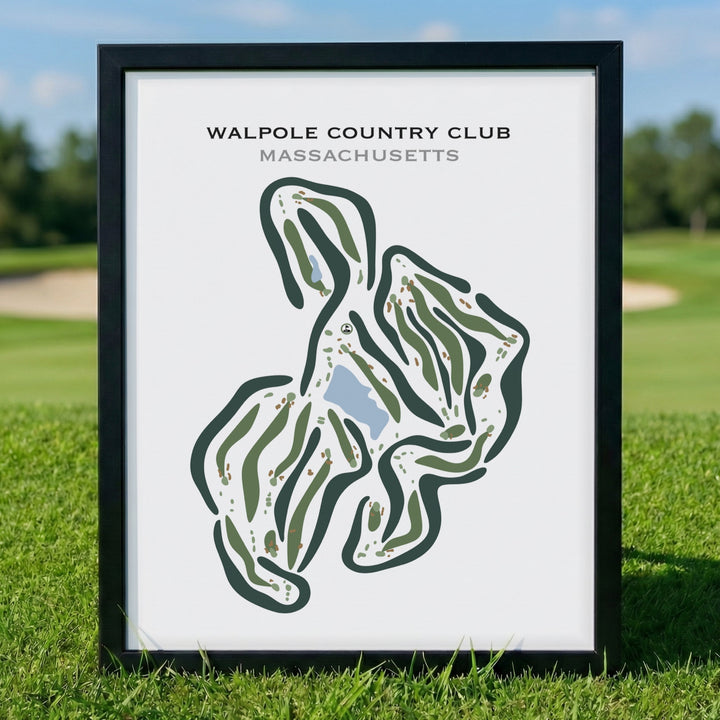 Walpole Country Club, Massachusetts - Printed Golf Courses