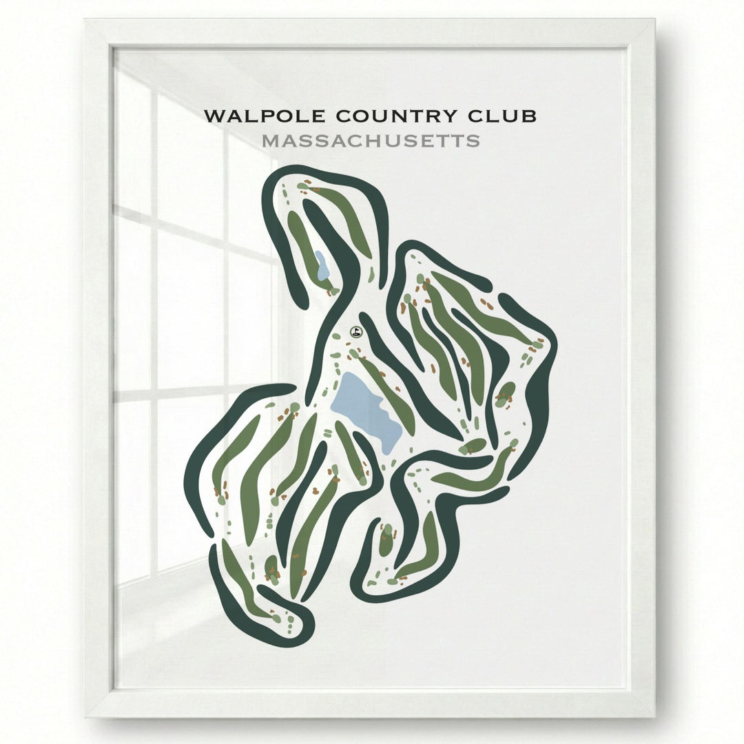 Walpole Country Club, Massachusetts - Printed Golf Courses
