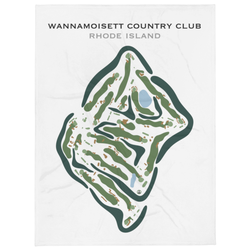 Wannamoisett Country Club, Rhode Island - Printed Golf Courses