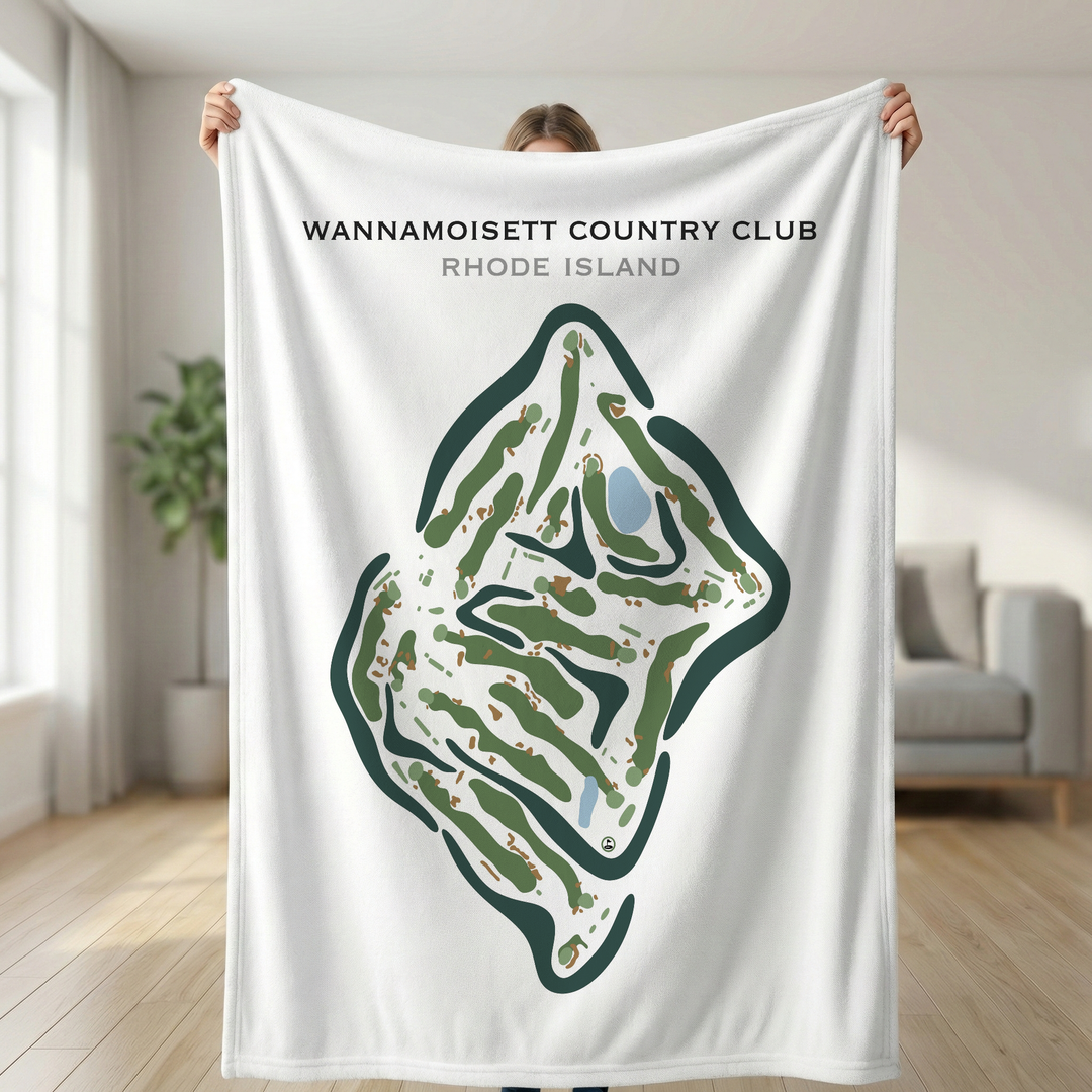 Wannamoisett Country Club, Rhode Island - Printed Golf Courses
