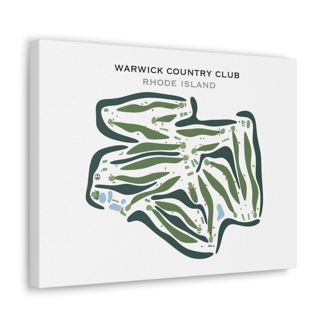 Warwick Country Club, Rhode Island - Printed Golf Courses - Golf Course Prints