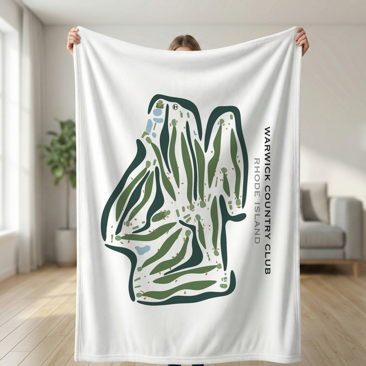 Warwick Country Club, Rhode Island - Printed Golf Courses