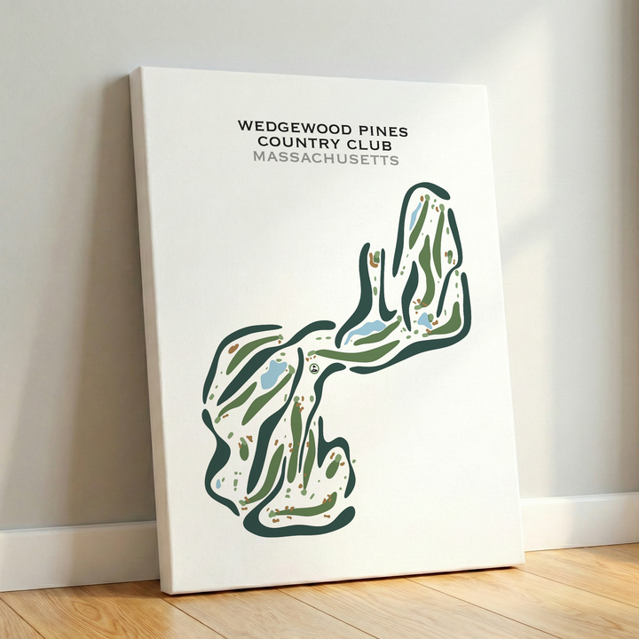 Wedgewood Pines Country Club, Massachusetts - Printed Golf Courses