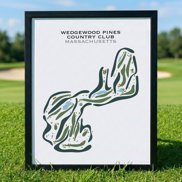 Wedgewood Pines Country Club, Massachusetts - Printed Golf Courses