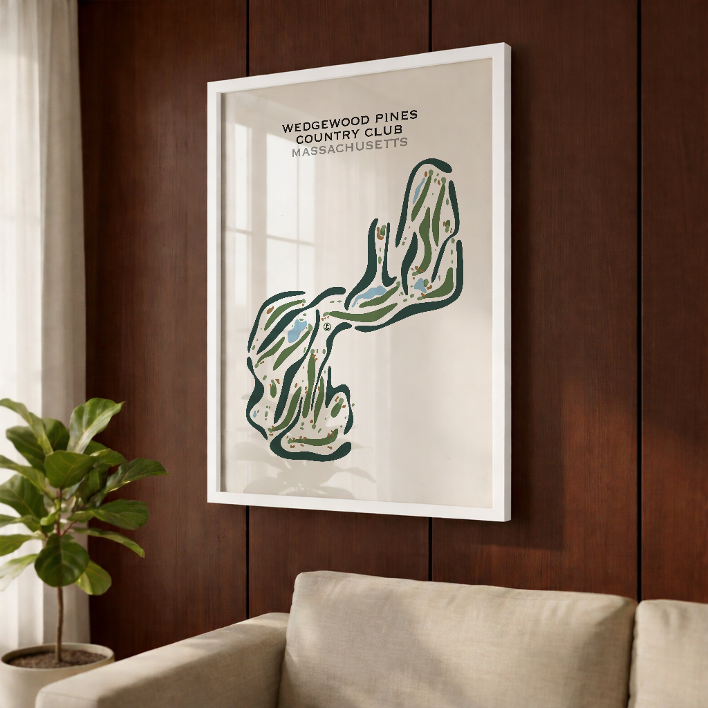 Wedgewood Pines Country Club, Massachusetts - Printed Golf Courses