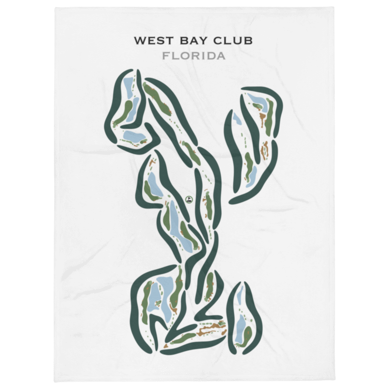 West Bay Club, Florida - Printed Golf Courses