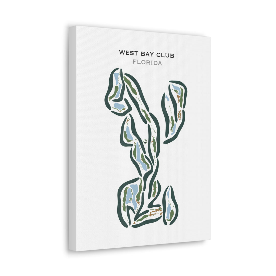 West Bay Club, Florida - Printed Golf Courses