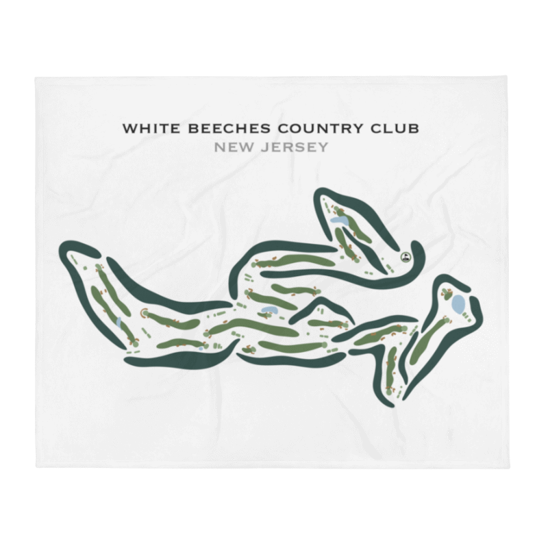 White Beeches Country Club, New Jersey - Printed Golf Courses