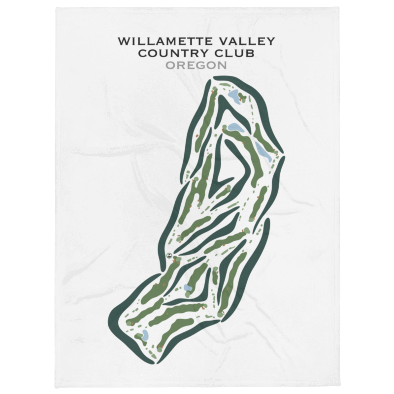 Willamette Valley Country Club, Oregon - Printed Golf Courses