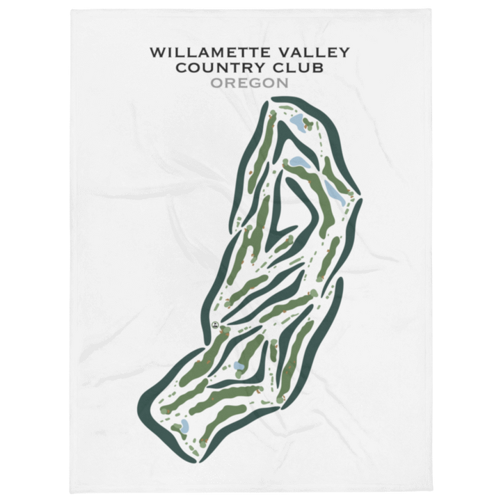 Willamette Valley Country Club, Oregon - Printed Golf Courses