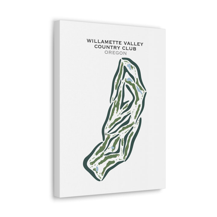 Willamette Valley Country Club, Oregon - Printed Golf Courses