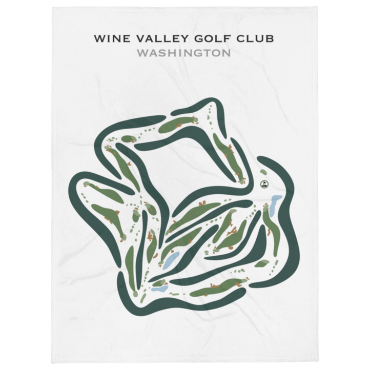 Wine Valley Golf Club, Washington - Printed Golf Courses