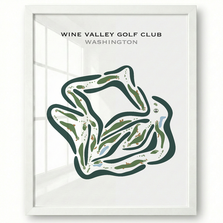 Wine Valley Golf Club, Washington - Printed Golf Courses