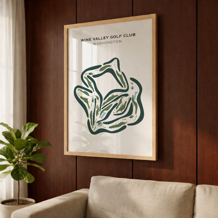 Wine Valley Golf Club, Washington - Printed Golf Courses
