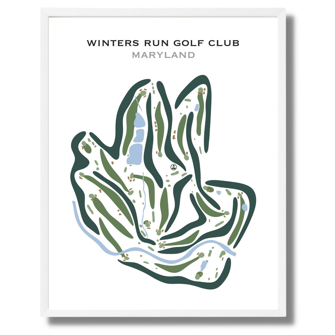 Winters Run Golf Club, Maryland - Printed Golf Courses