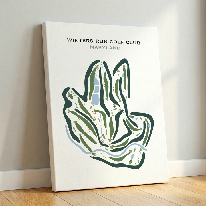 Winters Run Golf Club, Maryland - Printed Golf Courses