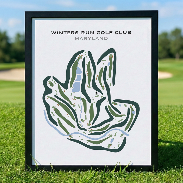 Winters Run Golf Club, Maryland - Printed Golf Courses
